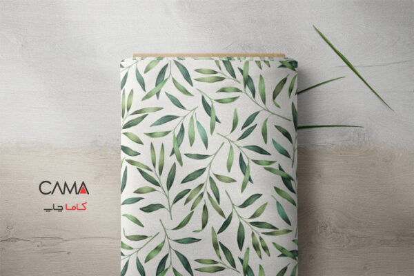 پارچه طرح برگ ریز | کد A51 - Image 2