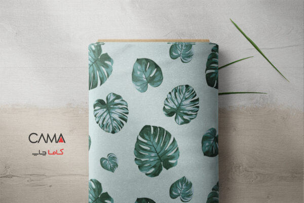 پارچه طرح برگ هاوایی| کد A90 - Image 2