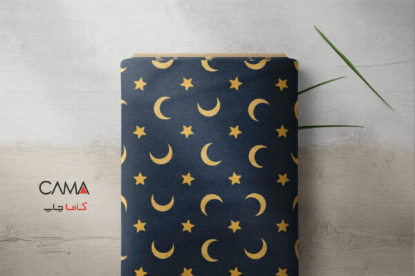 پارچه طرح ماه و ستاره | کد A93 - Image 2