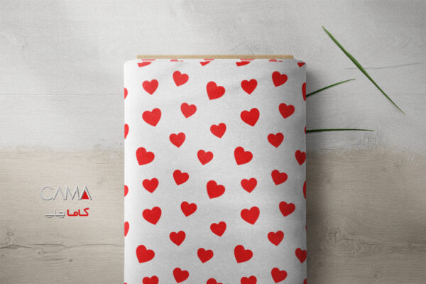 پارچه طرح قلب 2 | کد B12 - Image 3