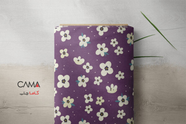 پارچه طرح گل بابونه 3 | کد B16 - تصویر 4