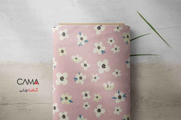پارچه طرح گل بابونه 3 | کد B16 - تصویر 3