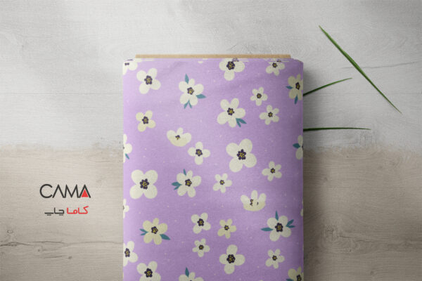 پارچه طرح گل بابونه 3 | کد B16 - تصویر 2