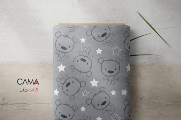 پارچه طرح قلب خال ریز | کد B23 - Image 2