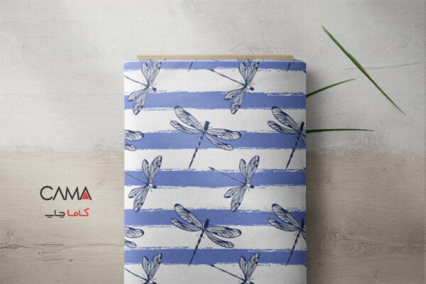 پارچه طرح سنجاقک | کد B5 - Image 2
