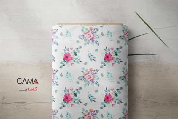 پارچه طرح گل آبرنگی | کد B54 - تصویر 2