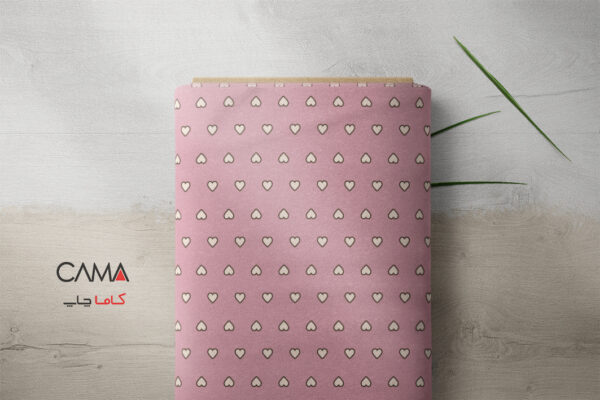 پارچه طرح قلب 3 | کد B66 - تصویر 2
