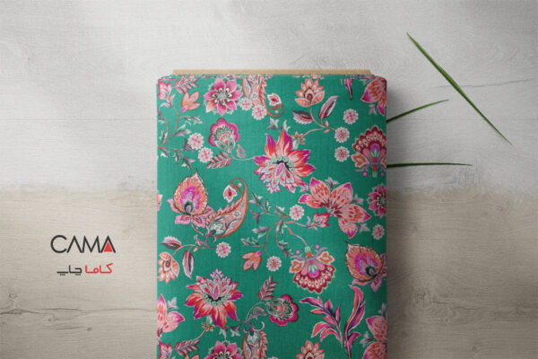 پارچه طرح باغ هزار گل | کد B84 - تصویر 2