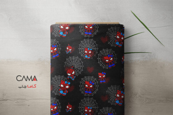 پارچه طرح کیتی اسپایدرمن | کد C53 - Image 2