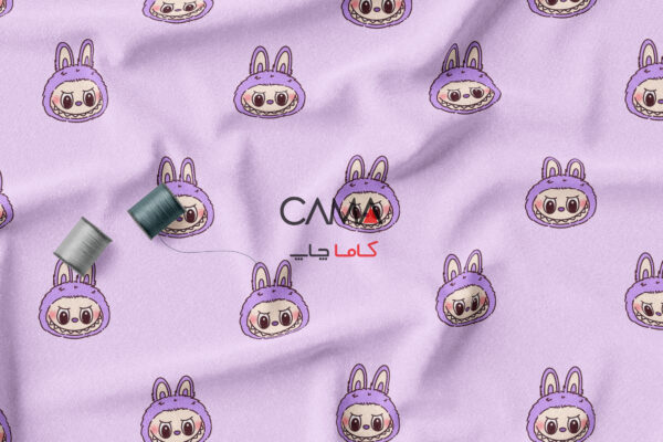 پارچه طرح لبوبو | کد C54