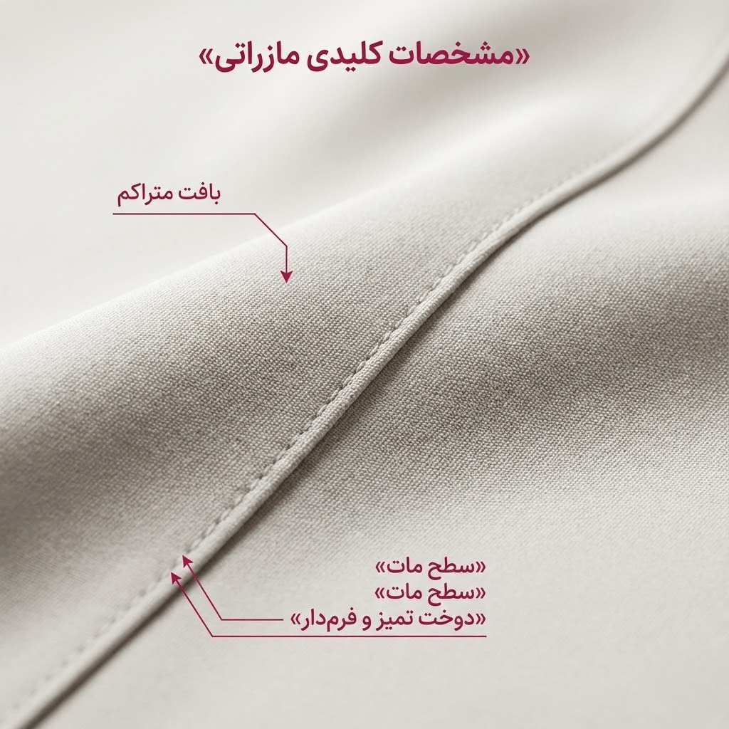 مشخصات پارچه کرپ مازراتی
