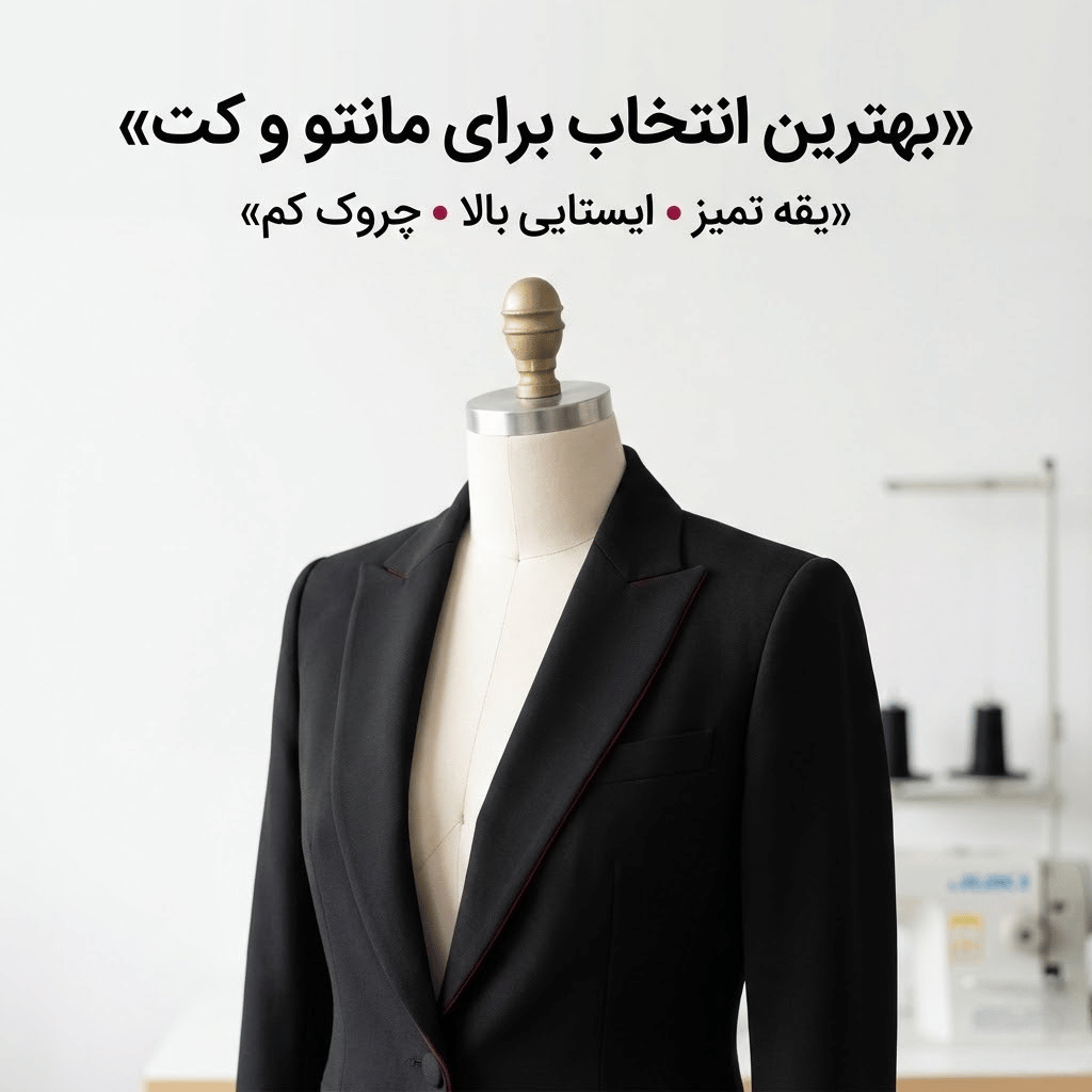 کاربرد پارچه مازراتی در کت و مانتو